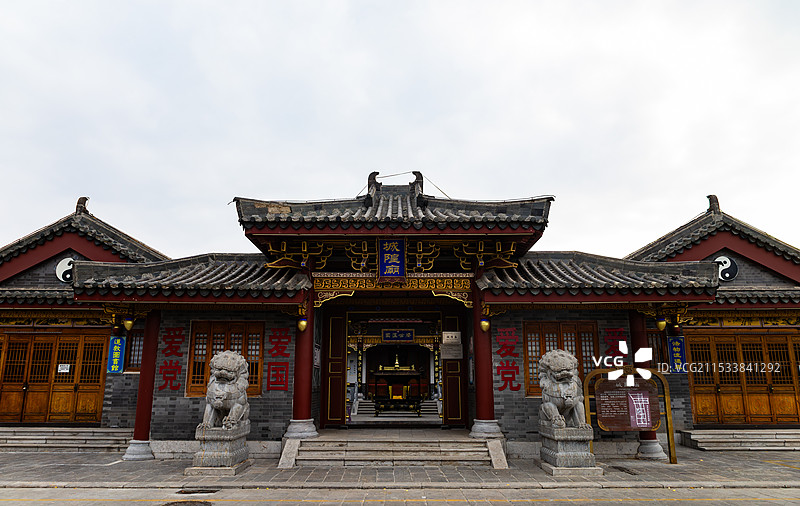 泰安肥城春秋古镇景区图片素材