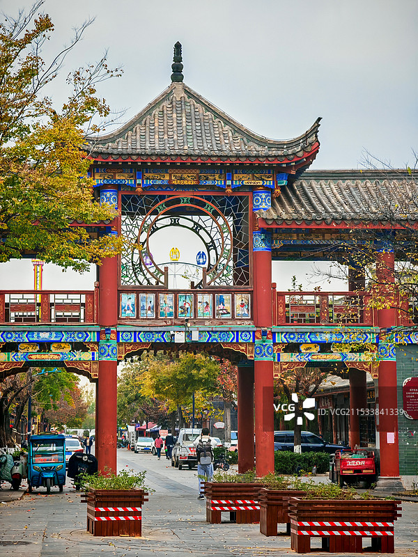 泰安肥城春秋古镇景区图片素材