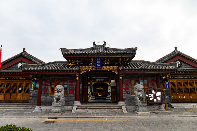 泰安肥城春秋古镇景区图片素材