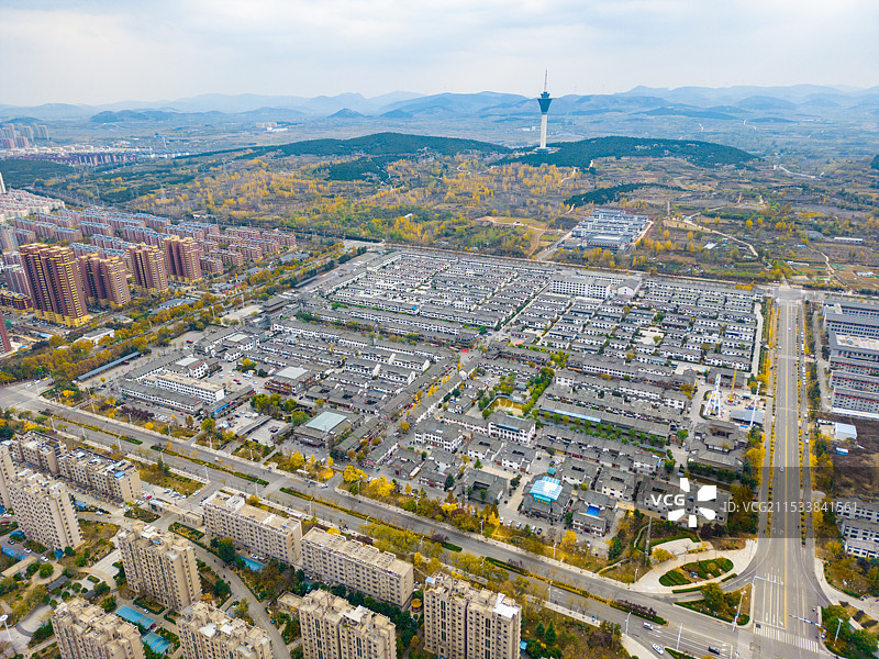 泰安肥城春秋古镇景区图片素材