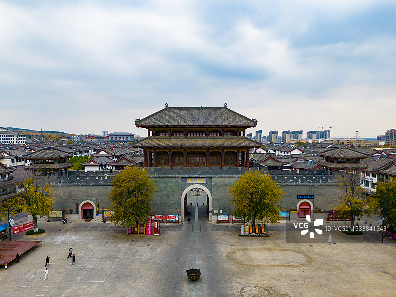 泰安肥城春秋古镇景区图片素材