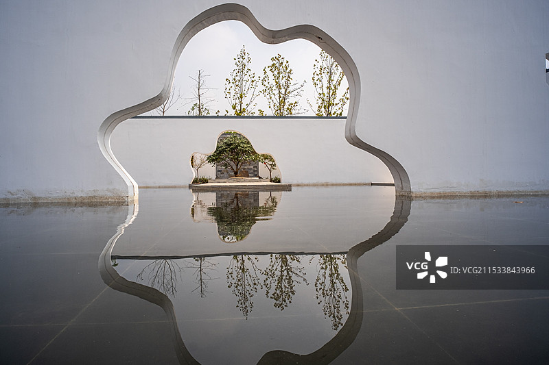 武汉园博园苏州园图片素材