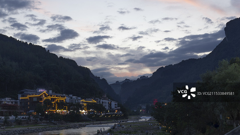 张家界武陵源区金鞭溪图片素材