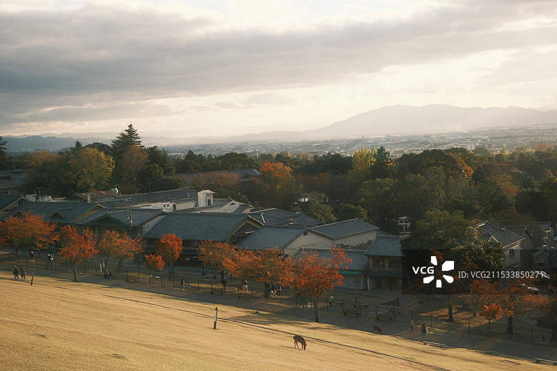 奈良若草山图片素材
