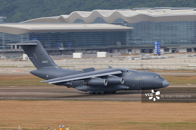 第十五届中国航展 国产军用运输机运油20图片素材