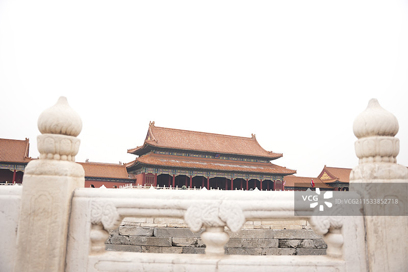故宫阴天建筑图片素材
