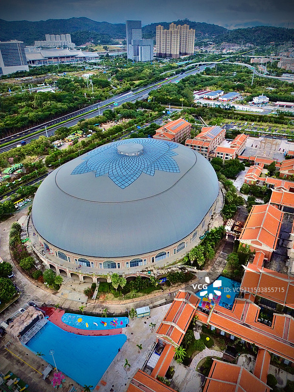 航拍厦门之集美老院子景区图片素材