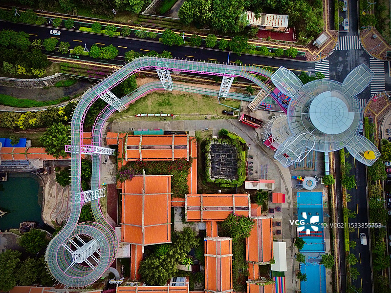 航拍厦门之集美老院子景区图片素材