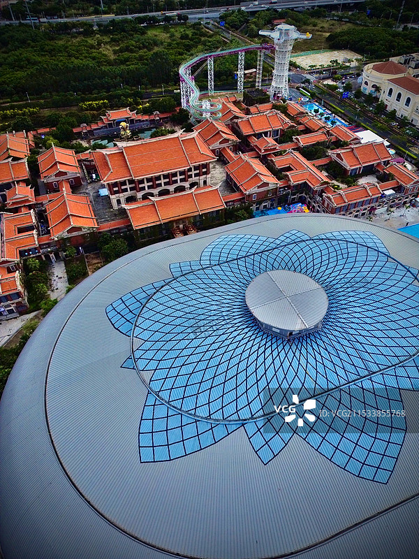 航拍厦门之集美老院子景区图片素材