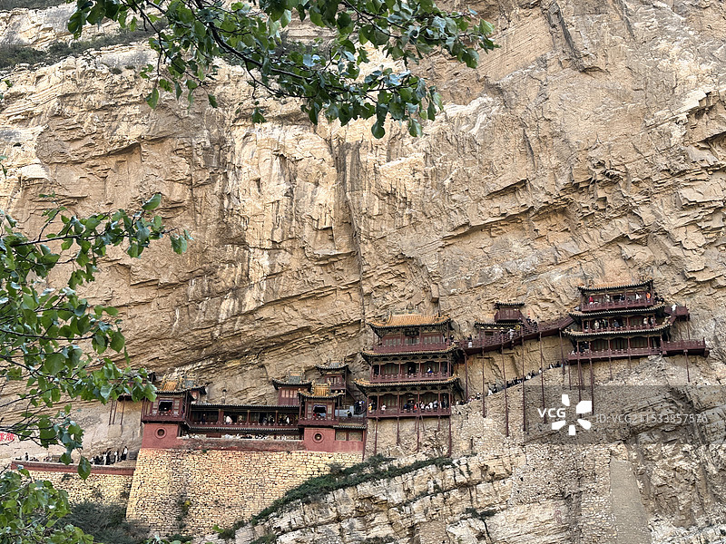 山西大同悬空寺图片素材
