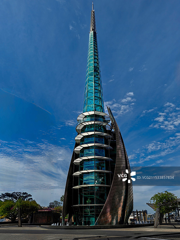 天鹅钟塔图片素材