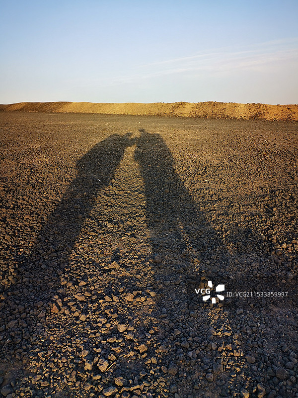 乌兰察布火山情侣图片素材