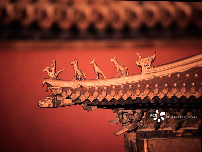 檐角小兽图片素材