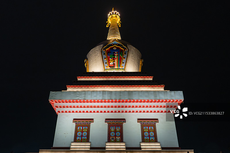 呼和浩特宝尔汗佛塔图片素材