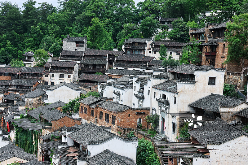 江西婺源篁岭婺女州图片素材