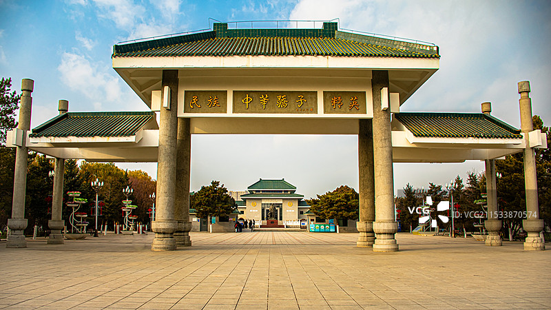 呼和浩特乌兰夫纪念馆图片素材