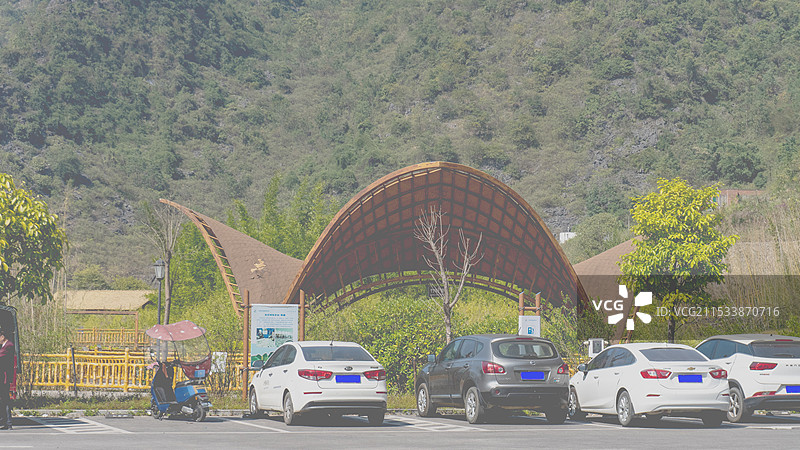 来宾忻城县乐滩竹海景区图片素材