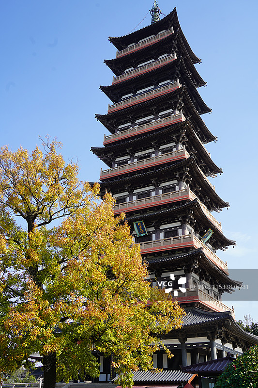 扬州大明寺栖灵塔图片素材