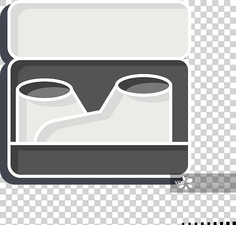 与鞋匠相关的光泽鞋盒图标图片素材