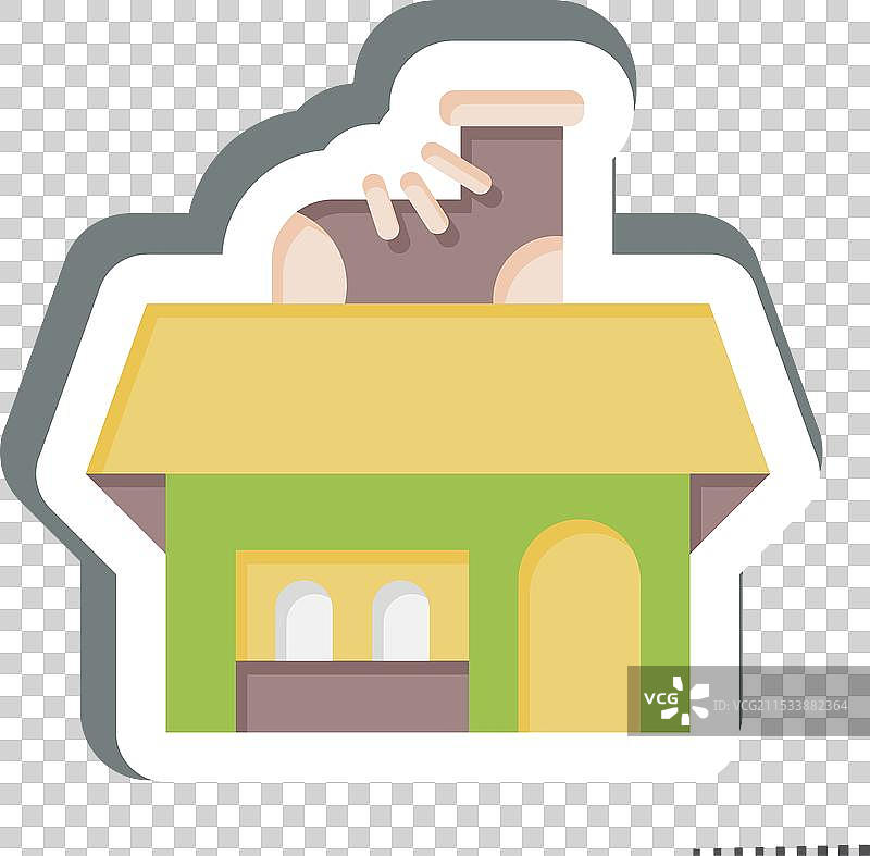 与鞋匠符号相关的鞋店贴纸图片素材