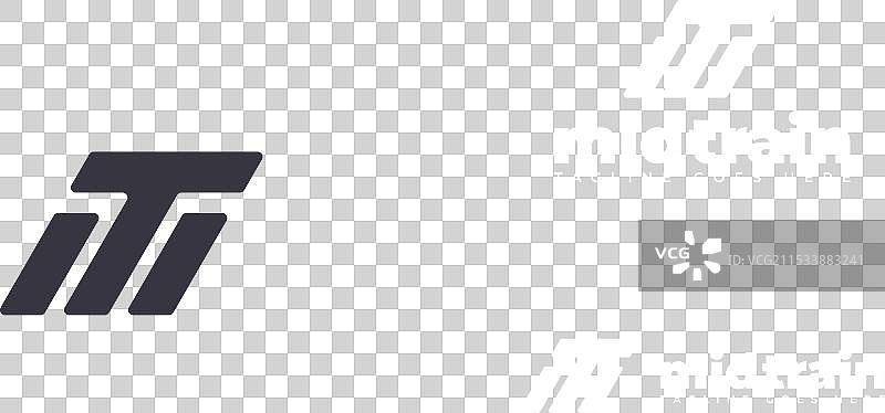 深紫色的抽象字母m和t图片素材