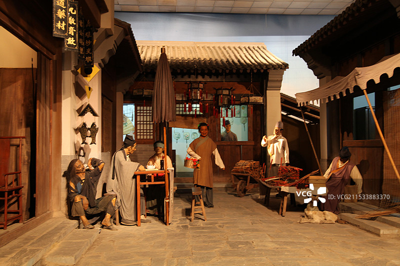 北京明皇宫腊像馆图片素材