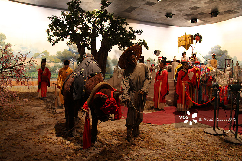 北京明皇宫腊像馆图片素材