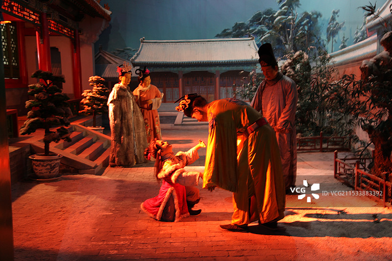 北京明皇宫腊像馆图片素材