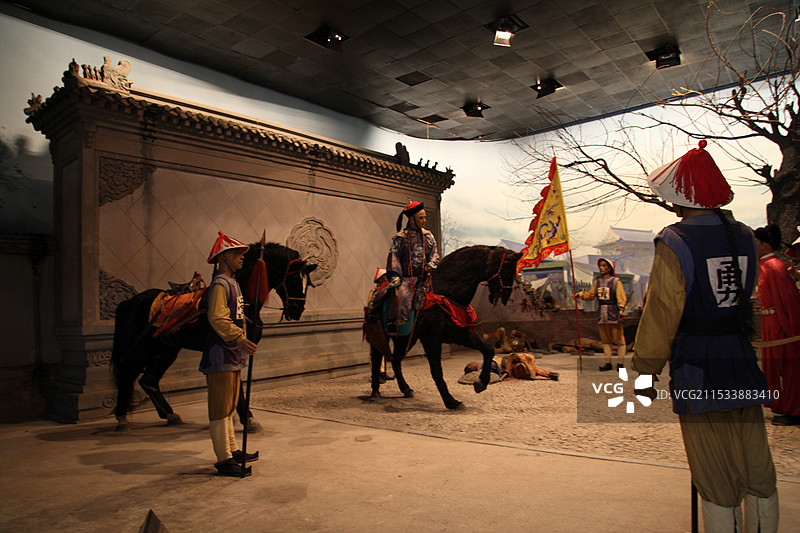 北京明皇宫腊像馆图片素材