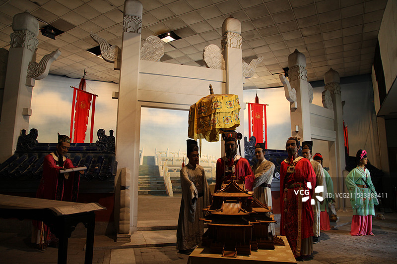 北京明皇宫腊像馆图片素材