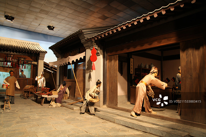 北京明皇宫腊像馆图片素材