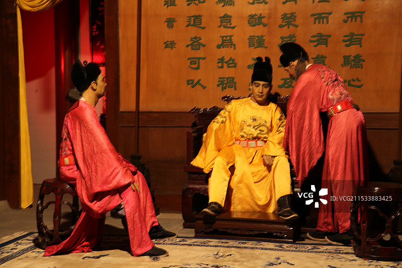 北京明皇宫腊像馆图片素材