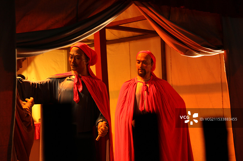 北京明皇宫腊像馆图片素材