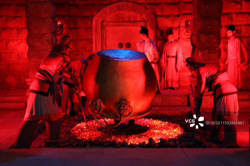 北京明皇宫腊像馆图片素材