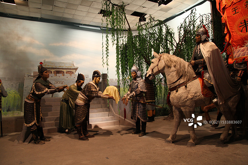 北京明皇宫腊像馆图片素材