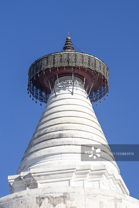 北京白塔寺白塔图片素材