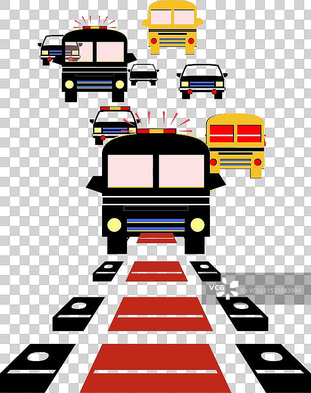 交通中的校车礼物创意图片素材