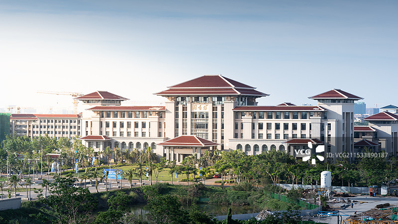 海南师范大学图书馆图片素材