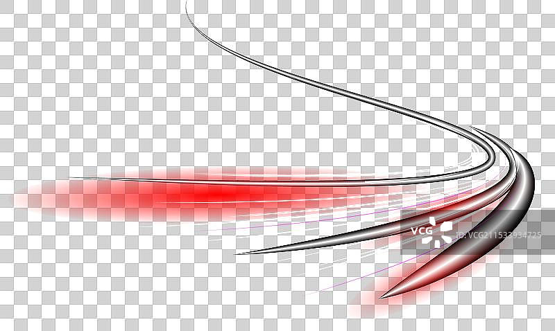 蓝色光带光纤速度线图片素材