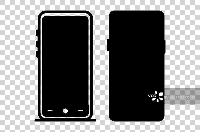 白色背景上的手机图片素材