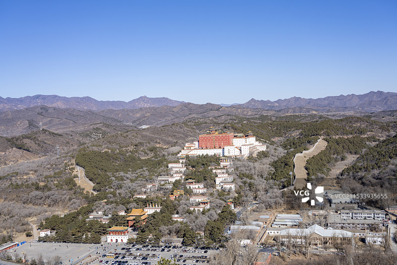 承德普陀宗承之庙全景图片素材