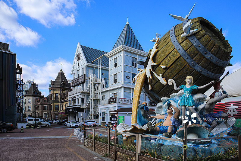 烟台海昌渔人码头旅游景区图片素材