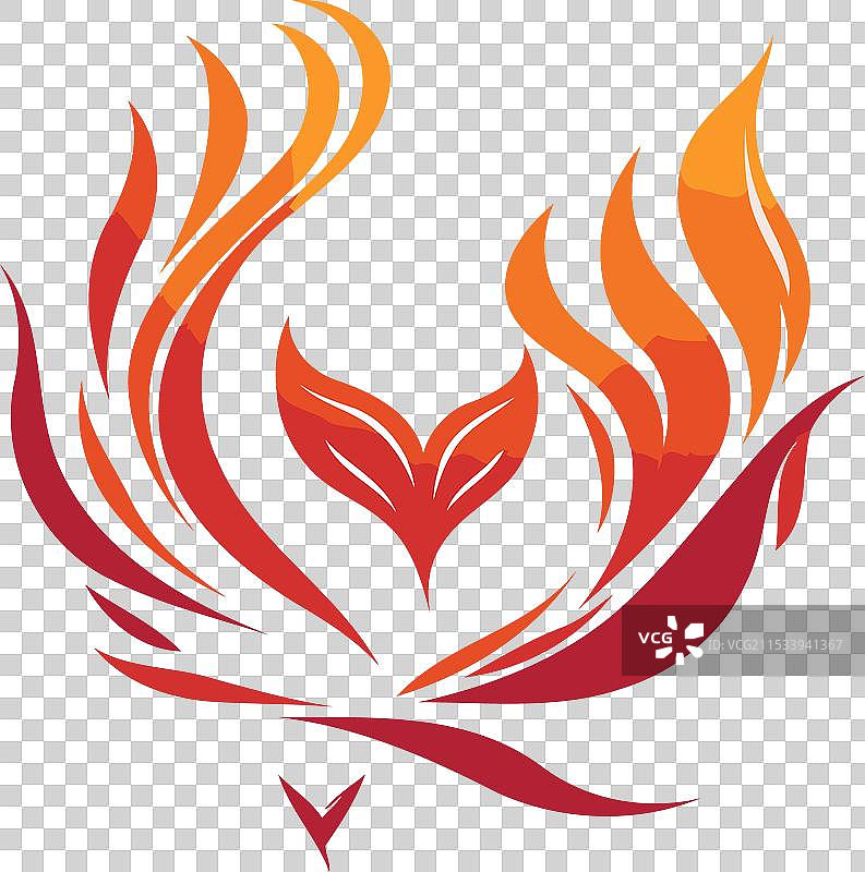 火鸟标志模板图标，石油、天然气与能源图片素材