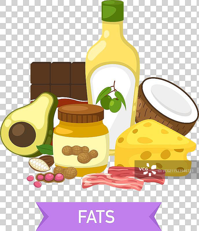 脂肪酸食品组图片素材