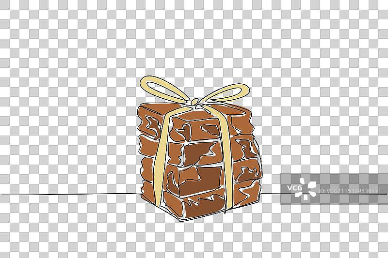 一笔画出一堆美味的格兰诺拉麦片图片素材