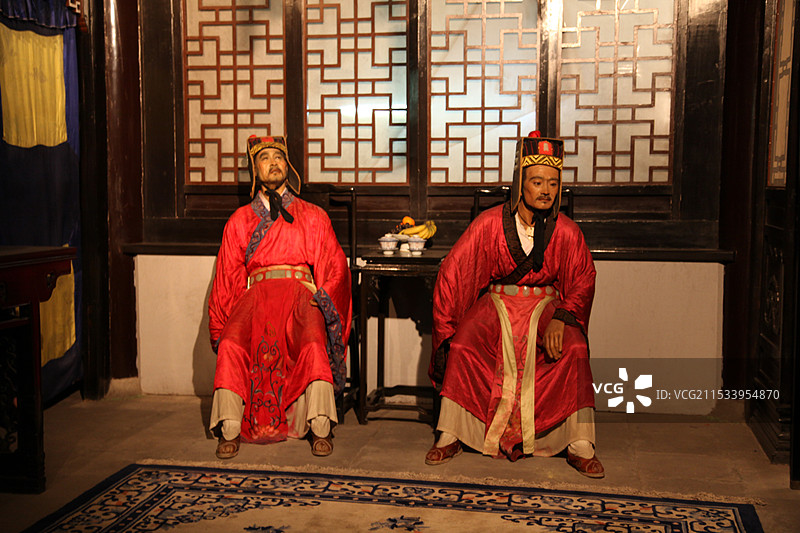 北京明皇宫腊像馆图片素材