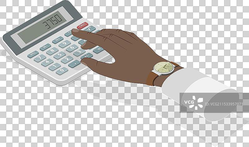 3D等距平面手部图形图片素材