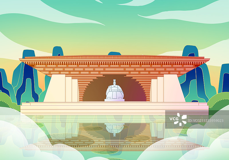 河南郑州黄帝故里图片素材