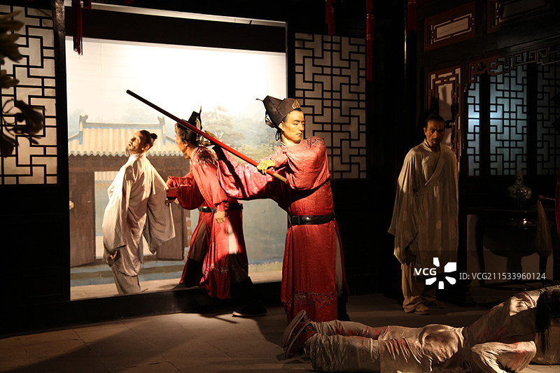 北京明皇宫腊像馆图片素材