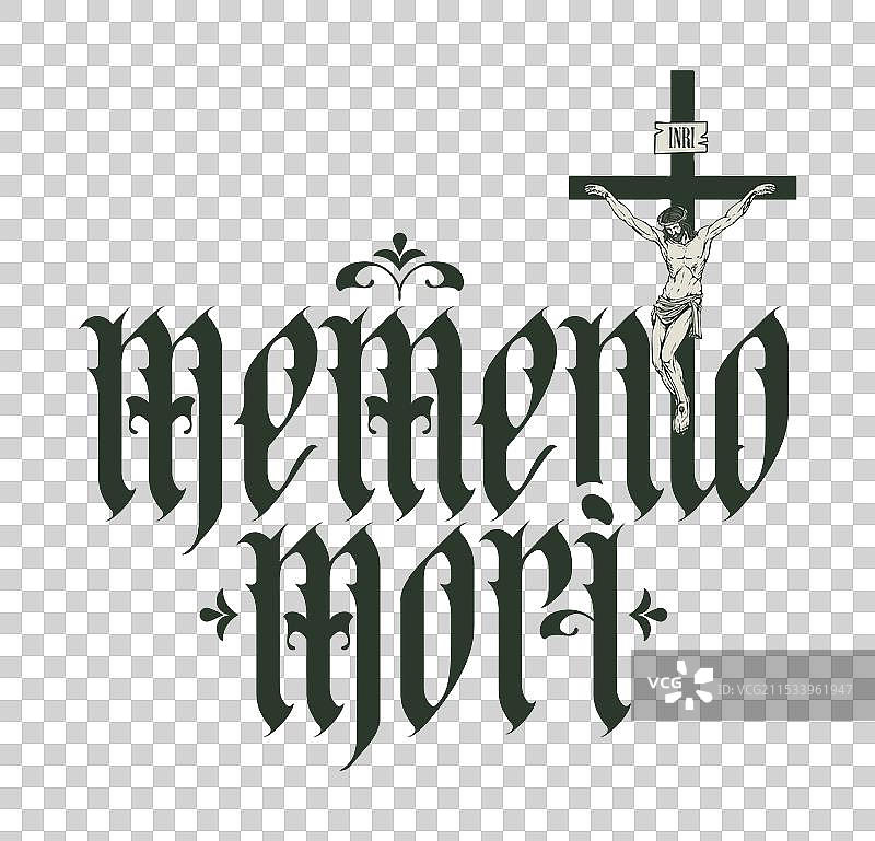 耶稣基督被钉十字架的死亡警示图片素材